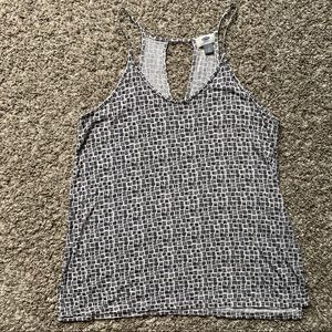 Absolutely Adorable Black and White Patterned Tank